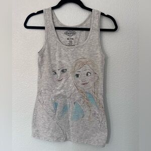 Disney Frozen Gray Tank Top Size Medium